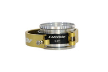 Load image into Gallery viewer, GReddy 3.0 Inch Gold Anodized Aluminum Boost Tube Clamp Set | 22420300