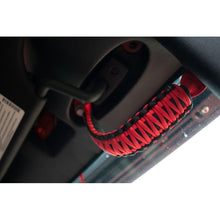 Load image into Gallery viewer, Fishbone Offroad 07-18 Wrangler JK A Pillar Sound Bar Red Paracord Grab Handles Fishbone Offroad