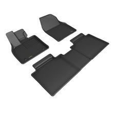 Load image into Gallery viewer, 3D MAXpider 2023 Toyota BZ4X Double Cab Kagu 1st & 2nd Row Floormats - Black 3D MAXpider