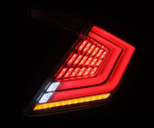 Load image into Gallery viewer, AlphaRex 16-21 Honda Civic Hatchback / Type-R FK8 Nova-Series LED Tail Lights (Pair) - Clear AlphaRex