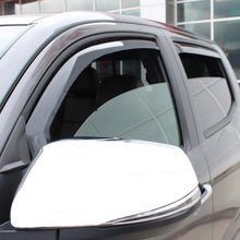 Load image into Gallery viewer, Westin 2016-2018 Toyota Tacoma Double Cab 4dr Wade In-Channel Wind Deflector 4pc - Smoke Westin
