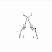 Load image into Gallery viewer, MagnaFlow Exhaust Products Exhaust System Kit MagnaFlow Exhaust Products Magnaflow Street Series Stainless Crossmember-Back System 15816