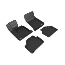 Load image into Gallery viewer, 3D MAXpider 2012-2015 BMW X1 E84 Kagu 1st & 2nd Row Floormats - Black