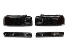 Load image into Gallery viewer, Raxiom 99-06 GMC Sierra 1500 Axial Series OEM Crystal Rep Headlights- Chrome Housing- Smoked Lens Headlights Raxiom