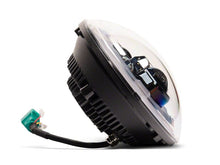 Load image into Gallery viewer, Raxiom 07-18 Jeep Wrangler JK Axial 7-In LED Headlights w/ DRL Turn Signals- Blk Housing (Clear) Headlights Raxiom