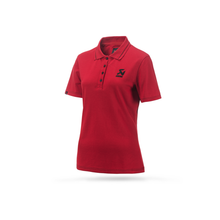 Load image into Gallery viewer, Akrapovic Corpo Polo Red Womens - XS