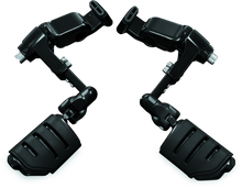 Load image into Gallery viewer, Kuryakyn Ergo III Adjustable Mount With Trident Dually ISO Pegs Gloss Black Misc Powersports Kuryakyn