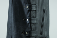 Load image into Gallery viewer, Kuryakyn Leather By River Road Plains Leather Vest Black - Small Vests Kuryakyn