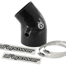 Load image into Gallery viewer, afe Magnum FORCE Intake Coupling Kit (3-1/4 IN ID to 2-13/16 IN ID x 40 Deg.) Elbow Black aFe