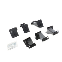 Load image into Gallery viewer, Go Rhino 07-18 Jeep Wrangler JKU 4dr Brackets for Dominator Xtreme Frame Slider - Tex. Blk Brackets Go Rhino