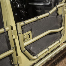 Load image into Gallery viewer, Rugged Ridge Tube Door Covers Front Pair Black 07-18 Jeep Wrangler JK/JKU Rugged Ridge