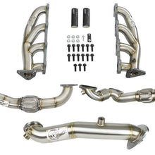 Load image into Gallery viewer, afe Twisted Steel Header & Connection Pipe Combo GM Diesel Trucks 15-16 V8-6.6L (td) LML aFe