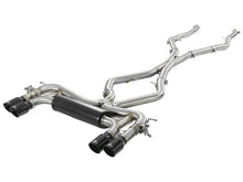 Load image into Gallery viewer, aFe MACH Force-Xp 3.5in. 304 SS C/B Exhaust System 15-18 BMW X5 M (F85) V8-4.4L (tt) - Black Tip Catback aFe