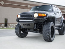 Load image into Gallery viewer, N-Fab M-RDS Front Bumper 06-17 Toyota FJ Cruiser - Tex. Black w/Silver Skid Plate Bumpers - Steel N-Fab