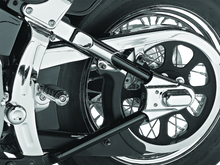 Load image into Gallery viewer, Kuryakyn Boomerang Frame Covers For 00-07 Softail Chrome Kuryakyn