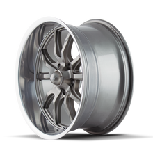 Load image into Gallery viewer, Ridler 650 17x8 / 5x114.3 BP / 0mm Offset / 83.82mm Hub Gloss Grey Polished Wheel