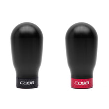 Load image into Gallery viewer, COBB Shift Knobs Cobb Subaru 6-Speed Tall Weighted COBB Shift Knob - Black (Incl. Both Red + Blk Collars)