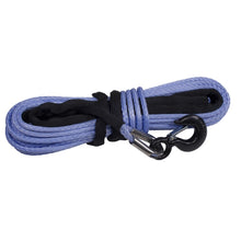 Load image into Gallery viewer, Rugged Ridge Synthetic Winch Line Blue 3/8in x 94 feet Rugged Ridge
