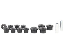 Load image into Gallery viewer, Whiteline 1986-1995 Suzuki Samurai Front Leaf Spring Eye And Shackle Bushings Spring Insulators Whiteline