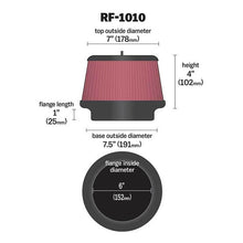 Load image into Gallery viewer, K&N 6in flg 7-1/2in b 7incr-T 4in h