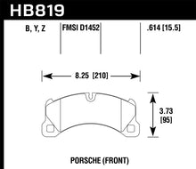 Load image into Gallery viewer, Hawk 11-13 Porsche Cayenne HPS 5.0 Front Brake Pads Brake Pads - Performance Hawk Performance