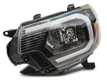 Load image into Gallery viewer, Raxiom 12-15 Toyota Tacoma Axial Series Headlights w/ LED Bar- Blk Housing (Clear Lens) Headlights Raxiom