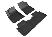 Load image into Gallery viewer, 3D Maxpider 17-23 GMC Acadia 5-Seats Kagu Black R1 R2 Floor Mats - Rubber 3D MAXpider
