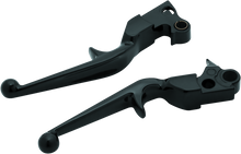Load image into Gallery viewer, Kuryakyn Trigger Lever Set 96-Up Cable Gloss Black Misc Powersports Kuryakyn