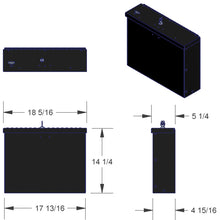Load image into Gallery viewer, Tuffy Laptop Computer Lockbox W/ Keyed Lock Cargo Boxes & Bags Tuffy Products
