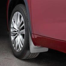 Load image into Gallery viewer, WeatherTech 20-24 Toyota Highlander (Incl. Hybrid) No Drill Front MudFlaps - Black WeatherTech