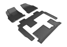 Load image into Gallery viewer, 3D MAXpider 2009-2017 Chevrolet Traverse Kagu 1st & 2nd & 3rd Row Floormats - Black | L1CH06001509