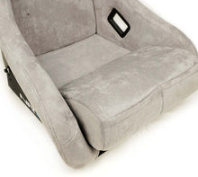 Load image into Gallery viewer, NRG FRP Bucket Seat ULTRA Edition - Large (Grey Alcantara/Pearlized Back) | FRP-302GY-ULTRA
