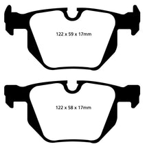 Load image into Gallery viewer, EBC 07-10 BMW X5 3.0 Ultimax2 Rear Brake Pads Brake Pads - OE EBC