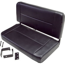 Load image into Gallery viewer, Rugged Ridge Fixed Rear Seat Black 55-95 Jeep CJ / Jeep Wrangler Rugged Ridge