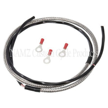 Load image into Gallery viewer, NAMZ Tachometer Harness (SS Braided & Clear Coated) Misc Powersports NAMZ