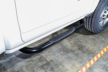 Load image into Gallery viewer, Deezee 14-19 Chevrolet Silverado Tubes - 3In Round Black Steel RegCab Nerf Bars Dee Zee