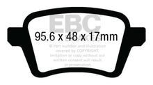 Load image into Gallery viewer, EBC 13+ Fiat 500L 1.4 Turbo Ultimax2 Rear Brake Pads Brake Pads - OE EBC