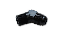 Load image into Gallery viewer, Vibrant 45 Degree Adapter Fitting (AN to NPT) Size -10AN x 3/8in NPT Fittings Vibrant