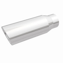 Load image into Gallery viewer, MagnaFlow Exhaust Products Exhaust Tail Pipe Tip MagnaFlow Exhaust Products Magnaflow Single Exhaust Tip - 3in. Inlet/4in. Outlet 35116