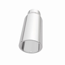 Load image into Gallery viewer, MagnaFlow Exhaust Products Exhaust Tail Pipe Tip MagnaFlow Exhaust Products Magnaflow Single Exhaust Tip - 3in. Inlet/4in. Outlet 35116