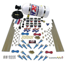 Load image into Gallery viewer, Nitrous Express Shark Dual Stage/Alc 16 Nozzles 8 Solenoids Nitrous Kit (200-1200HP) w/Comp Bottle Nitrous Systems Nitrous Express