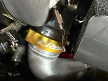 Load image into Gallery viewer, GReddy 3.5 Inch Gold Anodized Aluminum Boost Tube Clamp Set | 22420350