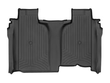 Load image into Gallery viewer, WeatherTech 2019+ Chevrolet Silverado 1500 Crew Cab w/ Vinyl Floors Rear FloorLiner - Black