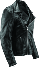 Load image into Gallery viewer, River Road Ironclad Classic Leather Jacket Black Womens - Small Misc Powersports River Road