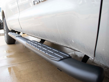Load image into Gallery viewer, Fishbone Offroad 07-21 Toyota Tundra Double Cab Oval Side Steps - Black Textured Fishbone Offroad