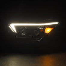 Load image into Gallery viewer, AlphaRex 23-24 Toyota Tacoma LUXX-Series LED Proj Headlights Alpha Blk w/Actv Light & Seq. Sig + DRL AlphaRex