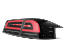 Load image into Gallery viewer, AlphaRex 12-21 Tesla Model S LUXX-Series LED Tail Lights - Black/Red AlphaRex