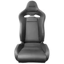 Load image into Gallery viewer, Sparco Seat SPX Leather/Alcantara Black - Left | 00974ZNRSX