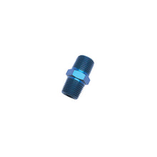 Load image into Gallery viewer, Russell Performance 1/4in Male Pipe Nipple (Blue) Russell