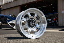 Load image into Gallery viewer, ICON Nuevo 17x8.5 / 6x5.5 / 25mm / 5.75in BS Silver Machined Wheel
